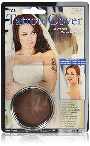 Mehron Makeup Tattoo Cover (.9 oz) (Darkest Color)