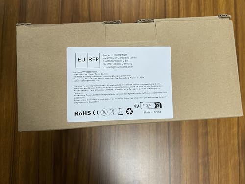 Powarobor 18V Akku Kompressor Kompatibel mit Makita 18V Akkus,10.34 bar Akku Autokompressor/kabellos Luftpumpe für Fahrrad/Auto/Motorrad 150PSI, Automatisch Stop,LED Lampe (ohne Akku, ohne Ladegerät)