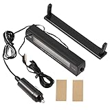 [Conception compacte et portable] Permet d'économiser de l'espace avec une taille de 15,5 cm x 4,6 cm x 2,1 cm et comprend 2 rubans adhésifs double face pour une installation facile.