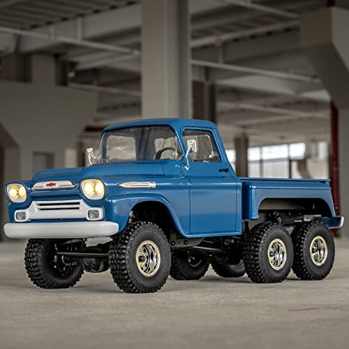 Beezrc Fms 1/18 Scale Rc Crawler Apache Rtr 6Wd 2.4Ghz Official Licensed Rc Car Hobby Grade Rc Model Car Off Road Truck Vehicle With Led Lights Charging Transmitter For Adults Boys Kids #TOP6