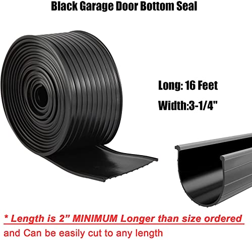 Garage Door Bottom Weather Seal Part Number 154448 (For 16" Wide Doors) #TOP5