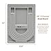 The Beadsmith Bead Board, Grey Flocked, 3 U-Shaped Channels, 6 Recessed Compartments, 9.5 x 13 inches, Design Boards for Creating Bracelets, Necklaces and Other Jewelry