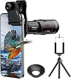 Evil eye 18X Telephoto Lens, Hight Power Telephoto Phone Lens with Tripod, Mobile Cell Lens Attachment for Android & iPhone, Samsung and Most Smartphone