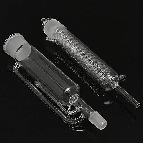 EsportsMJJ 2Pcs 500Ml Soxhlet Extracteur Condenseur En Verre 24/29 Équipement De Laboratoire