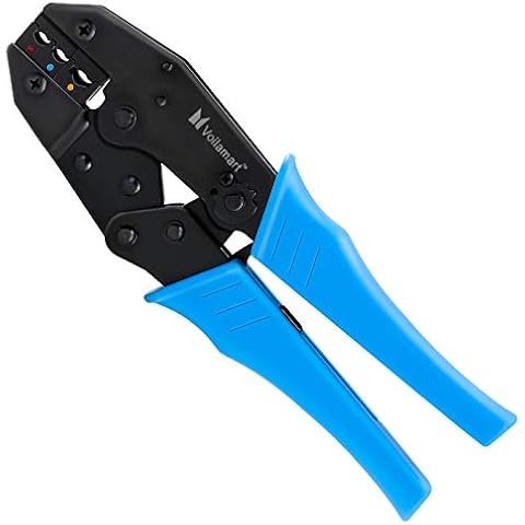 Voilamart Ratchet Crimping Tool for Insulated Electrical Connectors Cover