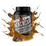 MTN OPS Cameron Hanes Keep Hammering Whey Protein Powder, Chocolate Caramel Flavor, 30 Servings