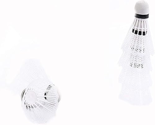 Miniatura 3 de Paquete de 12 volantes de nailon avanzados de alta velocidad para bádminton para actividades al aire libre en interiores y patios