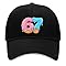 67 Baseball Cap Kids, Funny 67 Meme Cream Drip Hat, Black Six Seven Number Stylish Cap for Boys Teens Girls Adults