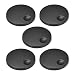 uxcell 5pcs Potentiometer Control Knobs for Encoder Code Switch Acrylic Volume Tone Knobs Black D Type 6mm