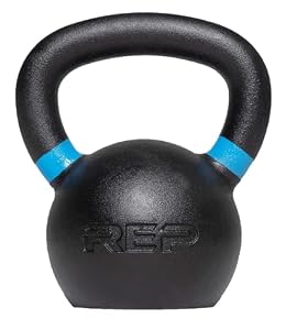 REP Fitness Kettlebell, 12 kg, Adjustable Weight, Cast Iron, Strength Exercise Training, Home Gym, Power Workout Equipment, Free Weights, Dumbbell Alternative