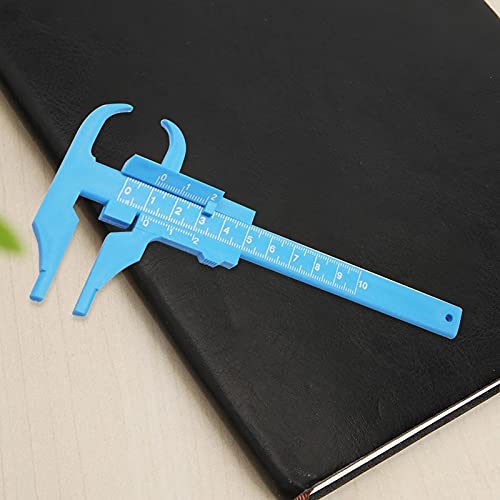 Calibrador Vernier Plástico 0-100mm para medir diámetros y profundidades miniatura 5