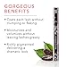100% PURE Maracuja Oil Mascara Dramatic Intense Volume & Length Natural Fruit Pigmented Voluminous Eyelash Makeup No Clumping, Smudging or Flaking - Vegan, Blackberry Color - 0.35 oz