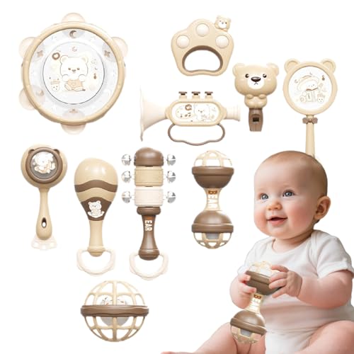 Instrumentos musicales para niños, juguetes musicales de percusión para niños en edad preescolar | Instrumentos de percusión sensoriales a partir de 18 meses para el hogar