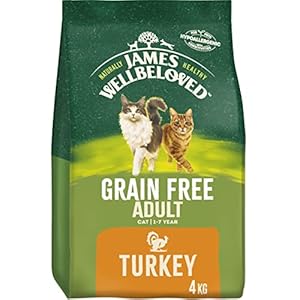 Hezruy James Wellbeloved Complete Dry Adult No Cereal Cat Food Turkey and Vegetables, 4 kg