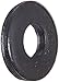 Steel Flat Washer, Black Oxide Finish, ASME B18.22.1, No. 6 Screw Size, 5/32" ID, 3/8" OD, 0.049" Thick (Pack of 100)