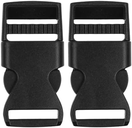 Lot De 4 Boucles à Libération Rapide (side Release) Noires 25mm - Marque Uxcell, Taille 50x32x11mm