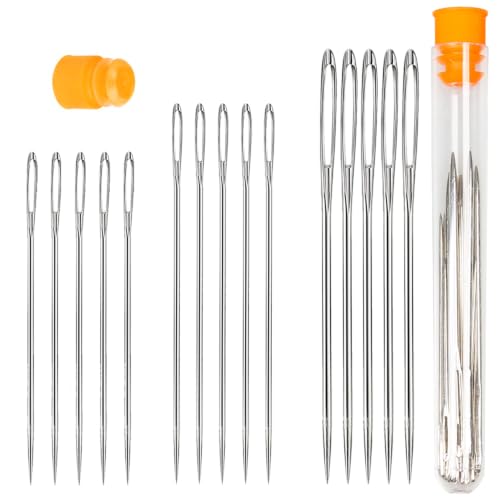 Large Eye Sewing Needles, Sewing Needles, Hekisn Stainless Steel Embroidery