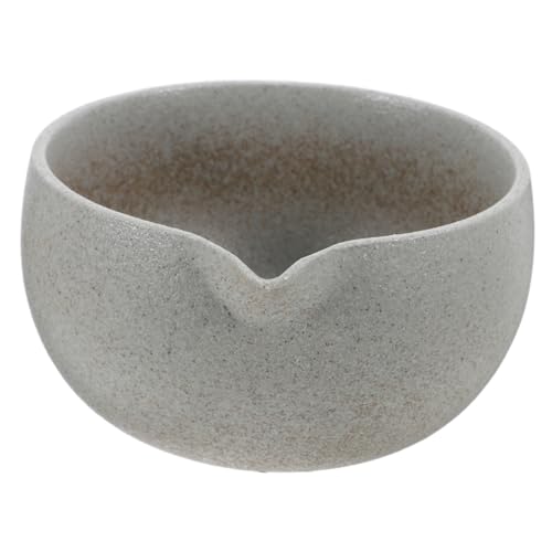 Hemobllo Japanese Matcha Bowl with Spout Design for Easy Pouring Traditional Tea Ceremony Accessory for Home and Gatherings