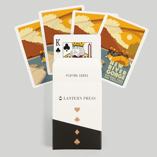 Lantern Press Canyon Rim naipes póker adultos 52 cartas miniatura 6