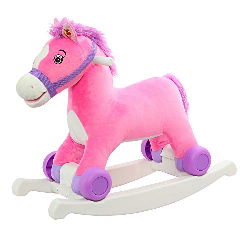 Rockin' Rider Candy 2-in-1 Pony Ride-On , Pink
