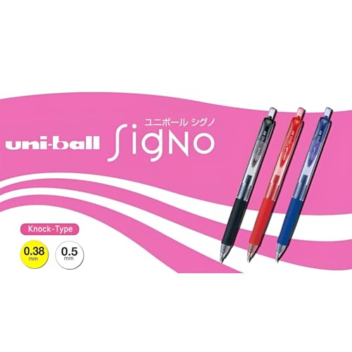 Uni-Ball Signo RT Bolígrafos de Gel 0.38mm Negro Pack 7 miniatura 6