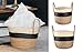 Produktbild GILDE GLDE Aufbewahrungskorb Deko Korb mit Griff - 3er Set Körbe storage basket - Schwarz Naturfaben - Bad Schlafzimmer Wohnzimmer - Ø 25 / 31 / 38 cm Höhe 22 / 26 / 39 cm
