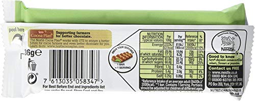 Nestles Aero Bubbly Bar Peppermint Chocolate 36G X12- Uk Chocolate Candy. #TOP1