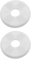 Vista 1 de Paquete de 2 placas redondas de escudo de brida dividida de pared ABS para accesorios de decoración de grifos de tubería de 0.86 "/ 22 mm