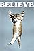Believe Cat Poster Art Print Wall Poster 20-Inch by 30-Inch