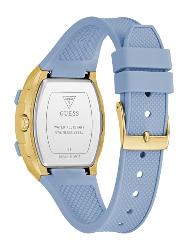Image of GUESS Trend 35 mm Blue Dial Women Chrono Watch- GW0945L3