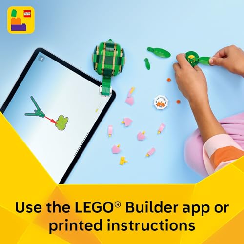 Image of LEGO Creator 3 in 1 Turtle with a Water Lily Flower Building Toy for Girls & Boys - Kids Build a Chameleon, Frog, or Turtle Toy Figure - Gift Idea for Animal Lovers, Ages 7+ - 31377
