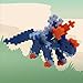 Plus Plus 3D Dinosaur Figure Building Block Set, 70 Mini Interlocking Puzzle Pieces, Fun Stem Toys for Kids - Triceratops Maker Tube