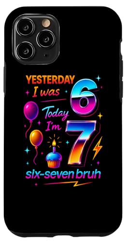 ̂6 傤7 Six Seven Bruh ~[ TVc o[Xf[ Gen Z Alpha X}zP[X iPhone 11 Pro p