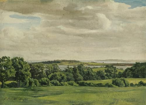 Affiche Paysage du Holstein Adolf Vollmer pour decoration bureau et salon calme