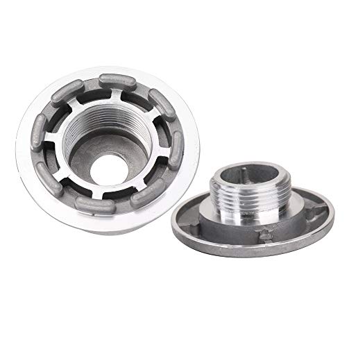 OWSOO Cilíndrico liso universal alumínio aparador cortador de grama superior strimmer acessório com