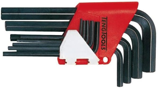 Teng Tools 9 Piece Black Metric Industrial Grade Hex Key/Allen Wrench Set (1.5mm - 10mm) - 1479MMR