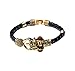Wonder Care Healing Natural Gemstone Yoga Meditation 8mm Beads Bracelet With Rudraksha Ganesha Trishul Damroo Band and Rudraksha Shiv Om Trishul Damroo Kada Religious Bracelet For Maha Shivratri