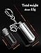 ChunlongFour Waterproof Cremation Pet Urns Keychain for Dogs Ashes, Cylinder Cat Dog Urn for Pet Ashes Cremation Keepsake Memorial Ashes Jewelry Pend