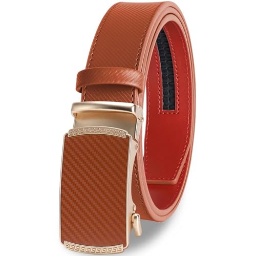 Automatic Buckle Leather Waist Strap Male Waistband Girdle Belts for Women Men
