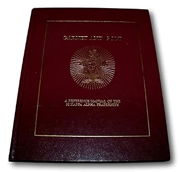 Hardcover Rare GARNET AND GOLD: A Reference Manual of the Pi Kappa Alpha Fraternity [Hardcover] Pi Kappa Alpha Book