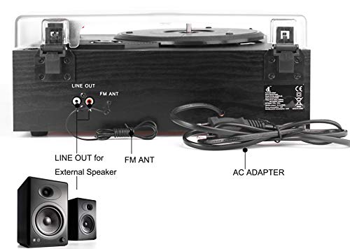 Platine Vinyle DL, Cassette 4 en 1 dl avec télécommande, Bluetooth, Radio FM, Lecteur de Cassette, USB, SD et encodage… - Les Beatles, Paul McCartney, John Lennon, RIngo Starr, George Harrison Platine Vinyle DL, Cassette 4 en 1 dl avec télécommande, Bluetooth, Radio FM, Lecteur de Cassette, USB, SD et encodage… – Image 6