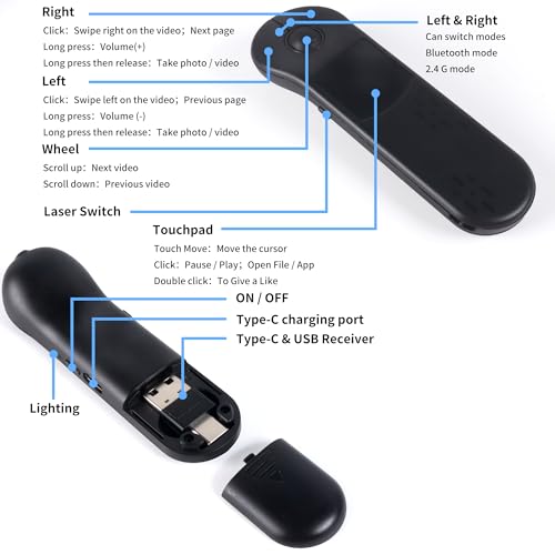 Mini ratón de dedo portátil: controla tus páginas y haz scroll cómodamente en tu tablet o móvil 6