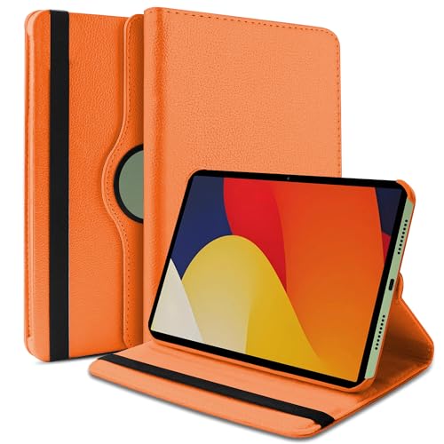 Image of TGK 360 Degree Rotating Flip Cover Case for Moto Pad 60 Pro 12.7 inch 2025 Release Tablet (Orange)