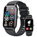 Smart Watch for Men Women, 1.57" Smartwatch (Answer/Make Call) , Fitness Tracker with 110+ Sport Modes, Heart Rate/Sleep Monitor, IP68 Waterproof, Bluetooth Calls, Smartwatches for Android iOS Black
