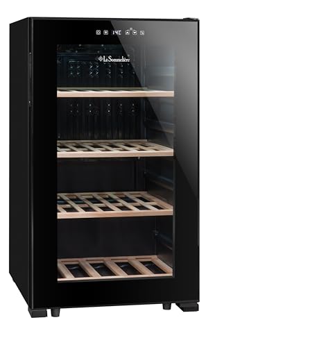 LA SOMMELIERE Cave de mise à température LS52BLACK 52 Bouteilles – Image 6