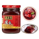 Red Fermented Bean Curd - Traditional Fermented Tofu Cubes (340g/11.99oz) | Perfect for Hot Pot, Stir-Fry, Noodles & Porridge | Authentic 腐乳