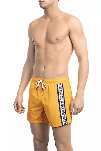 Short de bain homme orange Bikkembergs maillot de bain plage chic
