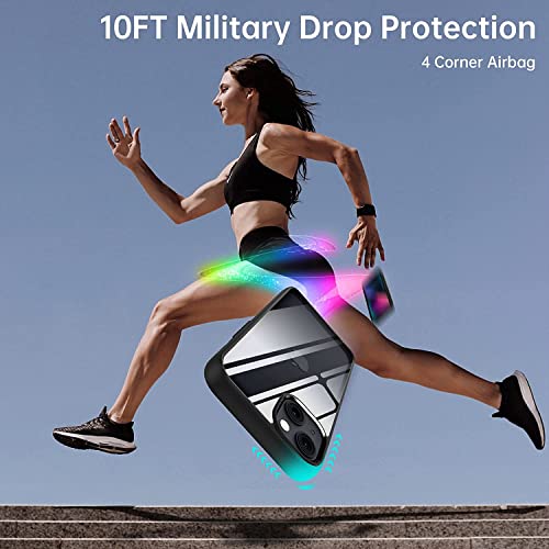 Image of DIZORO Samsung S25 Ultra Case, Compatible with Mag Safe, Matte Luxury Metallic Luster Flexible TPU Wireless Charging Shockproof Case with Camera Protector - 11 Peer Black