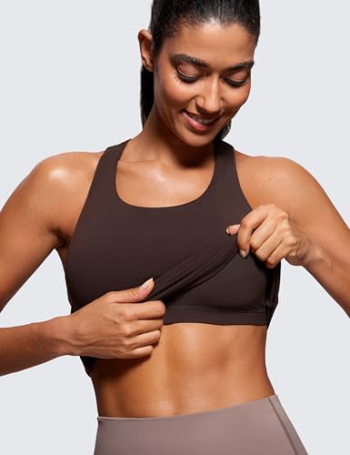 Image of CRZ YOGA Butterluxe Racerback Tank Tops | Light Support, Built in Bra, Removable Pads, Yoga, Extremely Soft, Scoop Neck, for Women