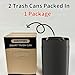 Vanpopubs 2 Pack 2.7 Gal Bathroom Trash Can with Lid, Automatic Trash Can Small Smart Garbage Can Touchless, Slim Motion Sensor Waterproof Plastic Trash Bins for Bedroom Office Kitchen Toilet Black